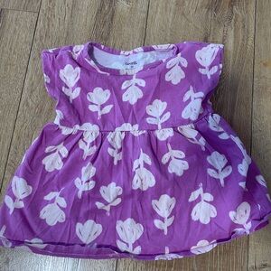 Purple Floral Baby top